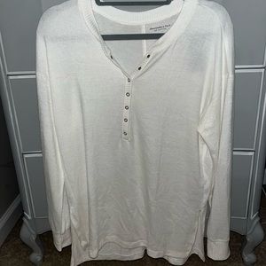 Abercrombie & Fitch Oversized Long Sleeve Tee
